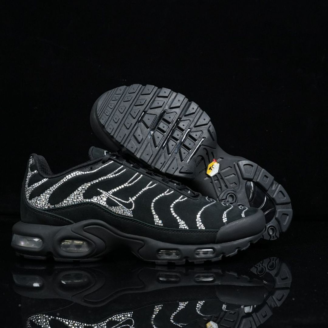 Nike Air Max Plus TN Black Crystal Rhinestone