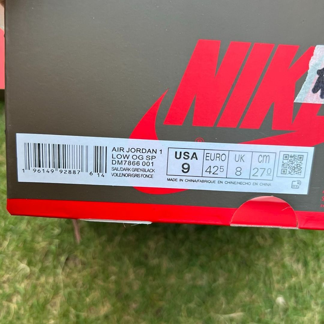 Travis Scott x Air Jordan 1 Low OG Black Phantom DM7866-001