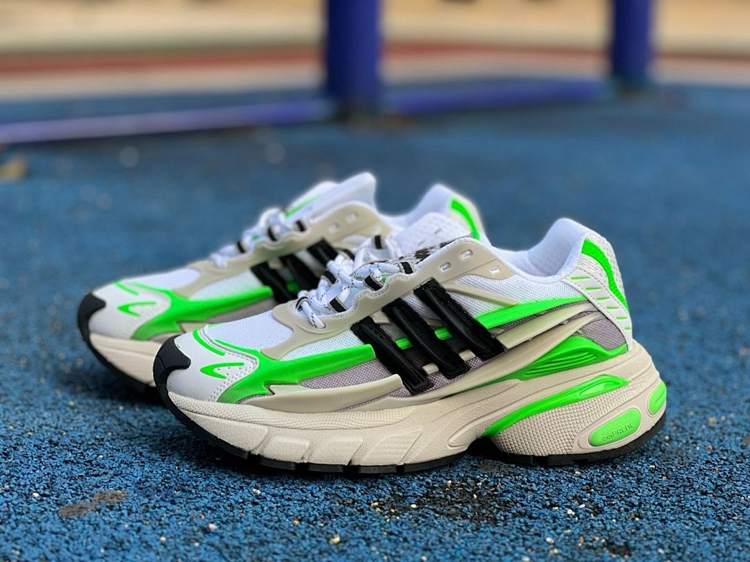 Adidas Response CL "Semi Lucid Green" Cloud White Core Black Sneakers GW8360