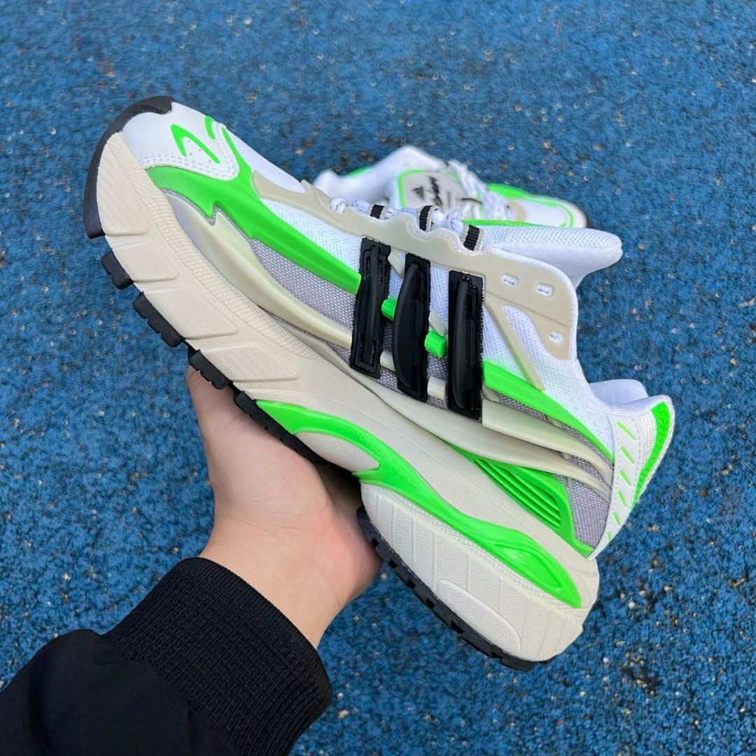 Adidas Response CL "Semi Lucid Green" Cloud White Core Black Sneakers GW8360