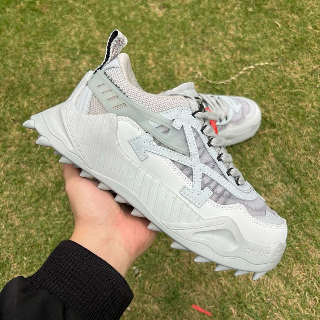 Off-White ODSY-1000 Grey Chunky Sole Sneakers