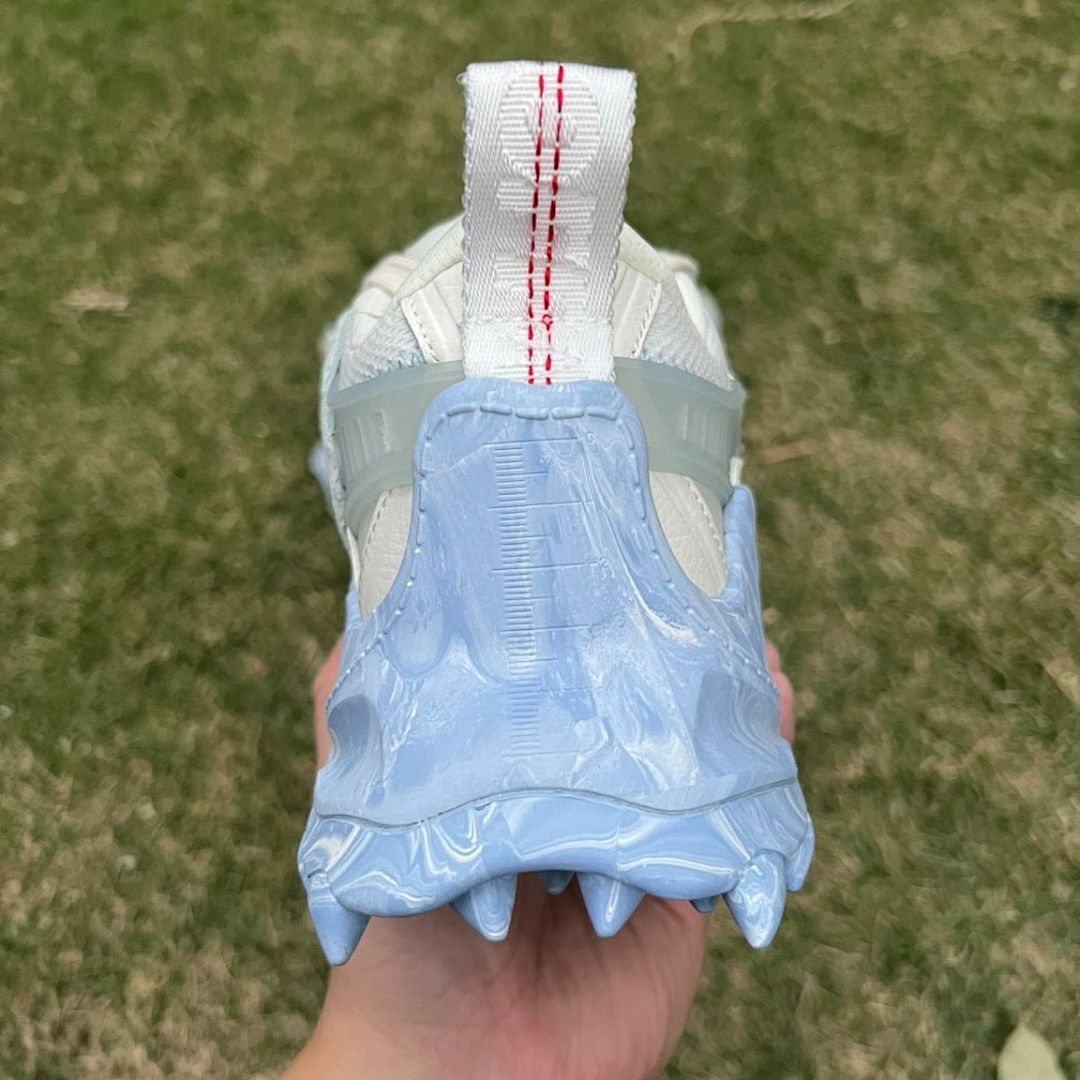 Off-White ODSY-1000 Cream Light Blue Marbled Sole Sneakers Trainers