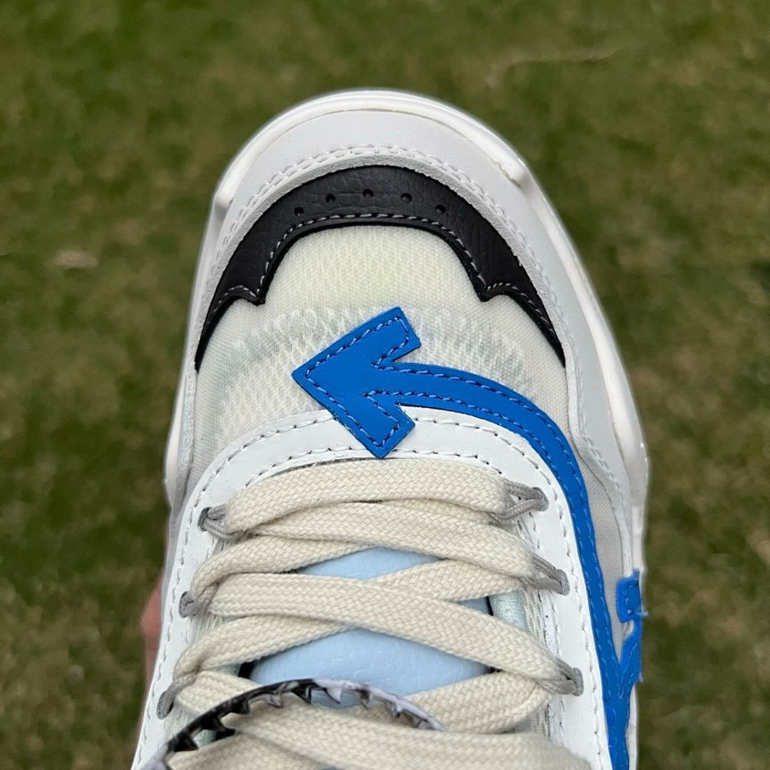 Off-White ODSY-1000 White Blue Arrows Sneakers
