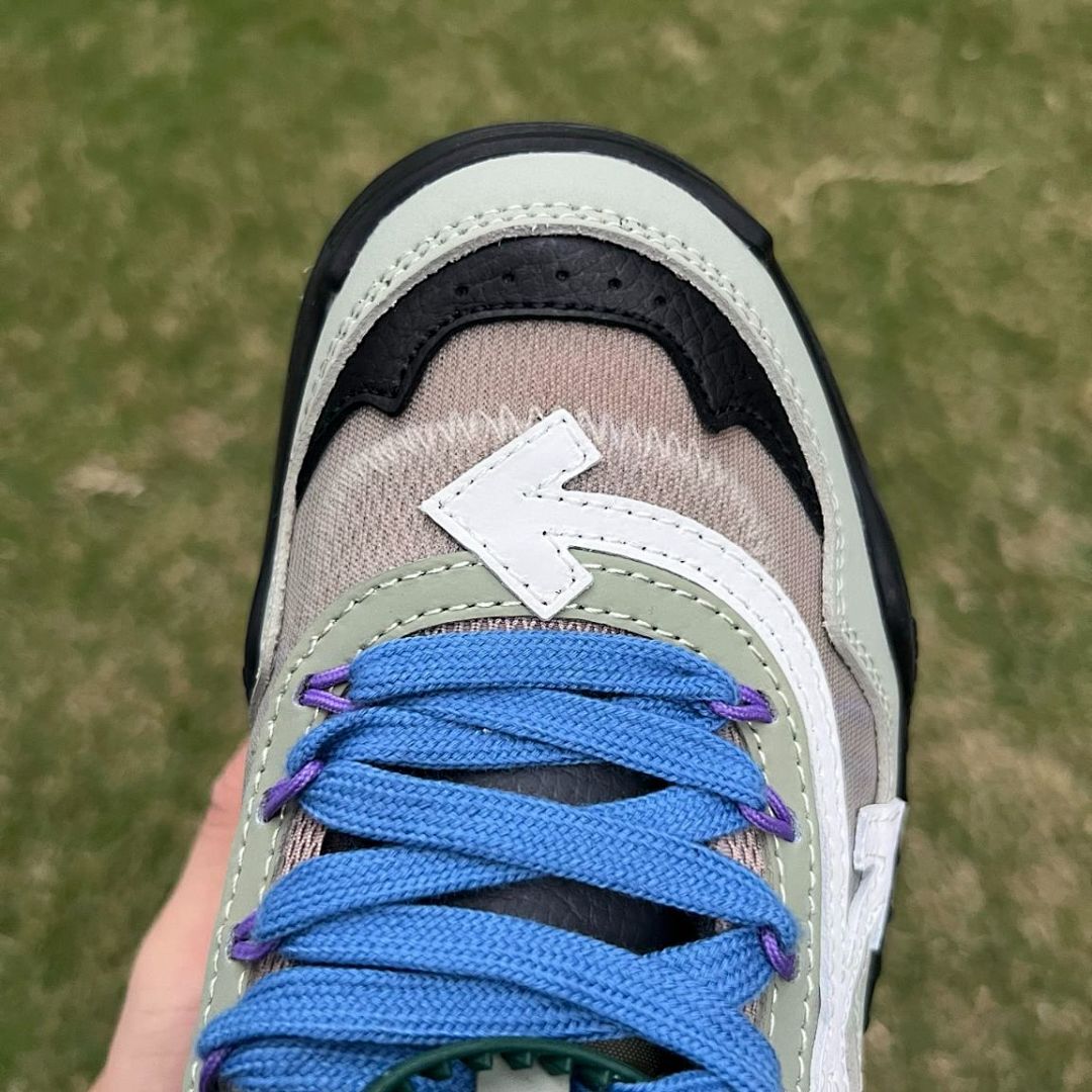 Off-White ODSY-1000 Sneakers Blue Laces Sage Green Pink Black Sole Translucent Designer Shoes