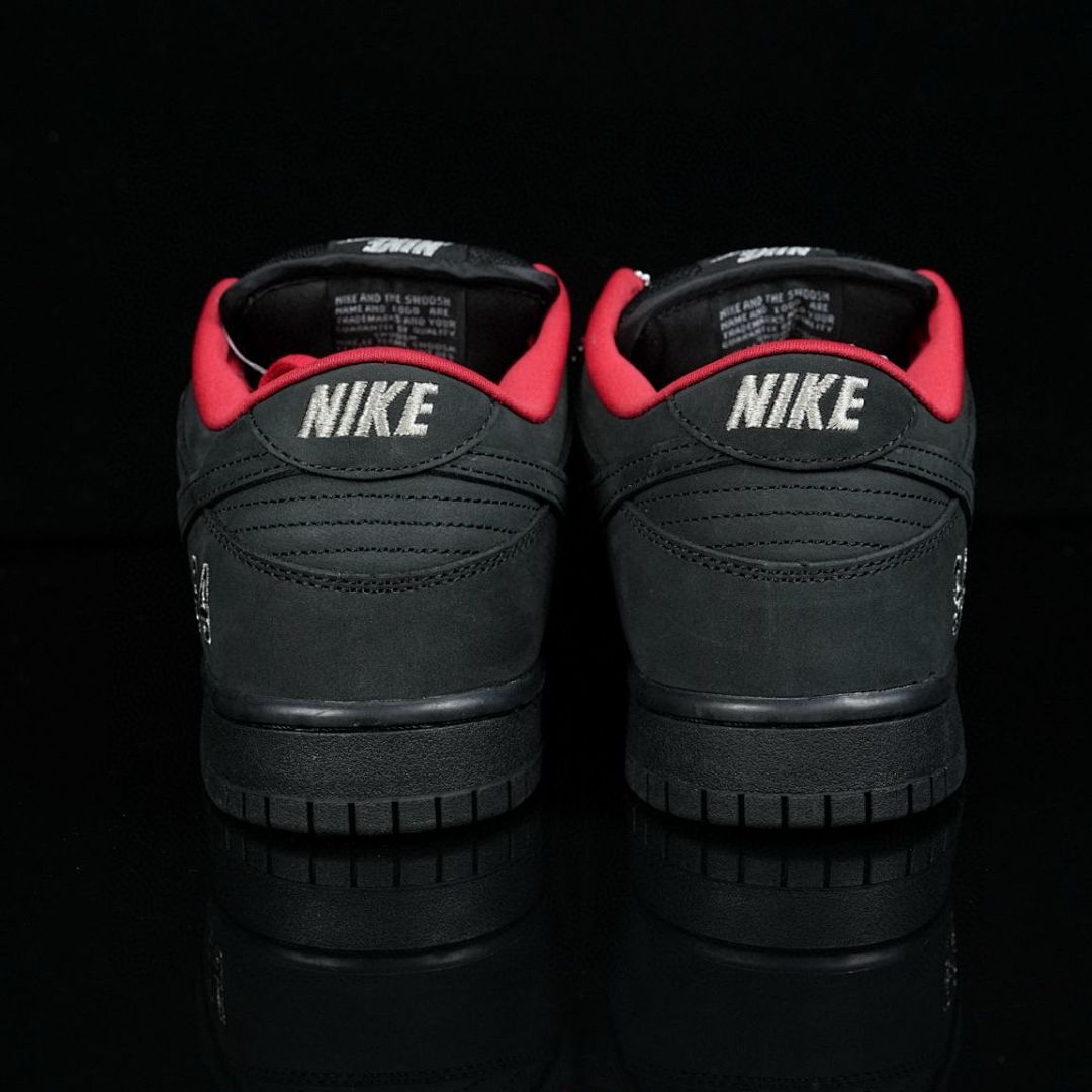 Nike SB Dunk Low Supreme '94 Black Red Sneakers Shoes (436329-001)