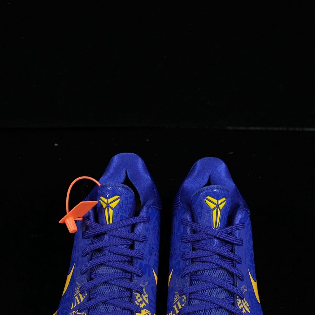 Nike Kobe 5 Protro Five Rings Basketball Shoes Concord Midwest Gold CD4991-400