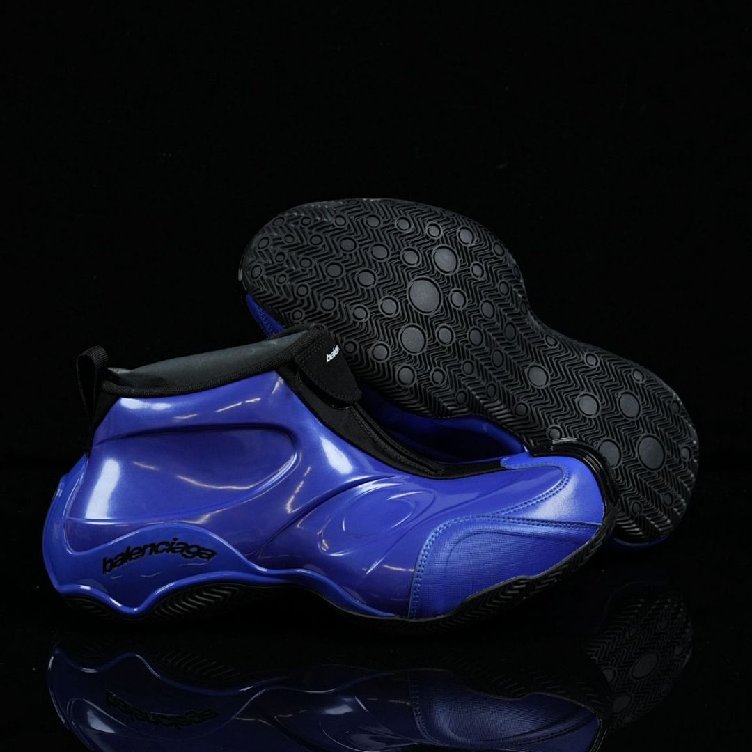 Balenciaga Space Sneaker Blue Molded Luxury Designer Shoes