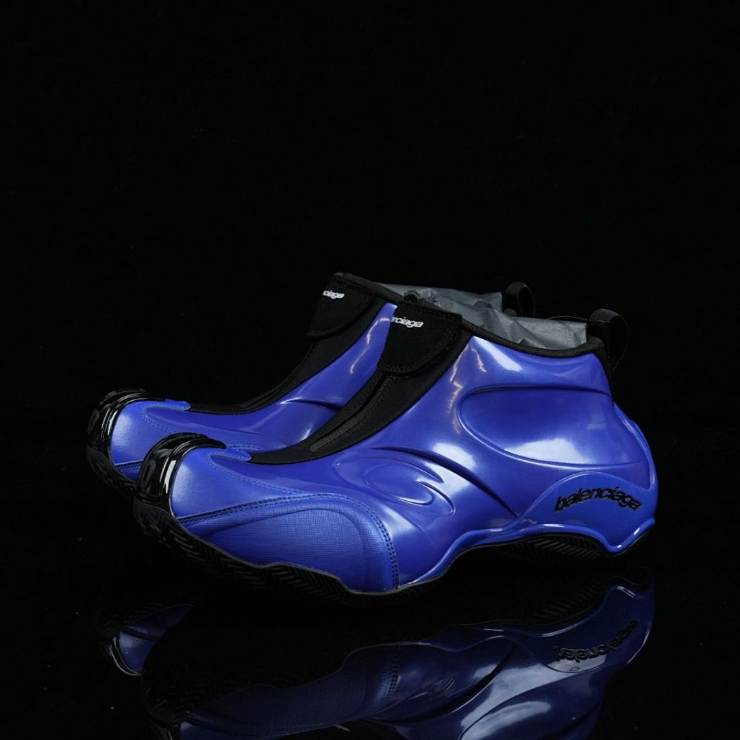 Balenciaga Space Sneaker Blue Molded Luxury Designer Shoes