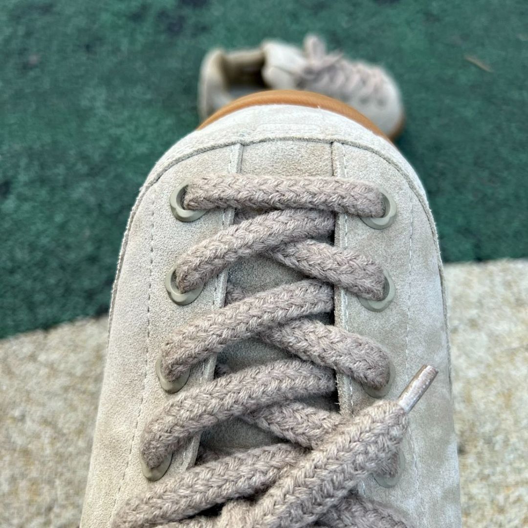 Louis Vuitton LV Squall Low Sneaker Beige Suede Embossed Damier Trainer