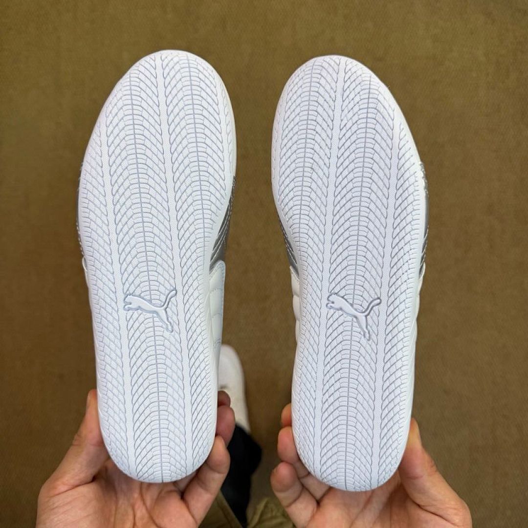 PUMA Speedcat LS Motorsport Shoes - White Silver - Style Code: 380183_02 - Men's Women's Casual Sneakers Trainers