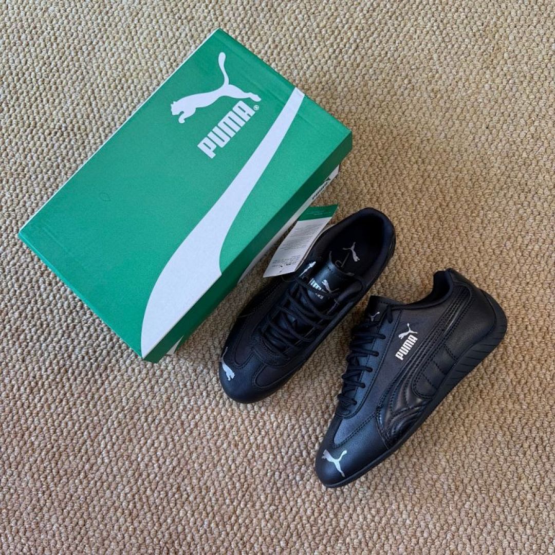 Puma Speedcat LS Men's Black Silver Driving Motorsport Lifestyle Sneakers