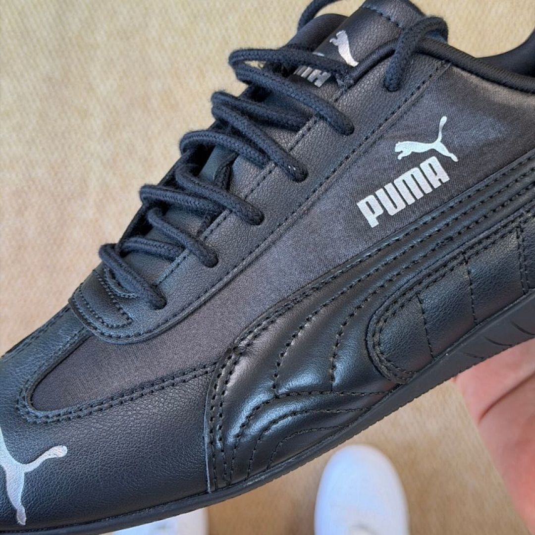 Puma Speedcat LS Men's Black Silver Driving Motorsport Lifestyle Sneakers