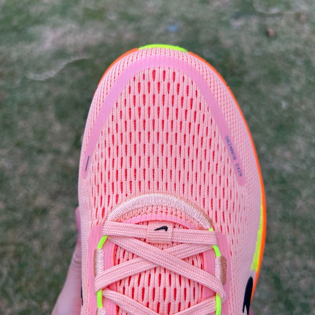 Nike ZoomX Invincible Run Flyknit 3 Peach Cream Bright Crimson Vapor Green Running Shoes