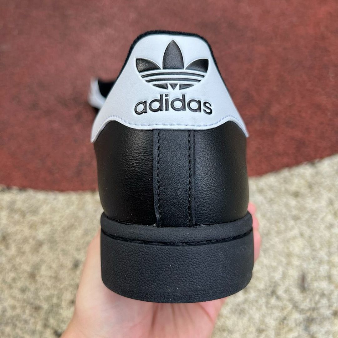Adidas Superstar Black White Shell Toe Sneakers Black Sole