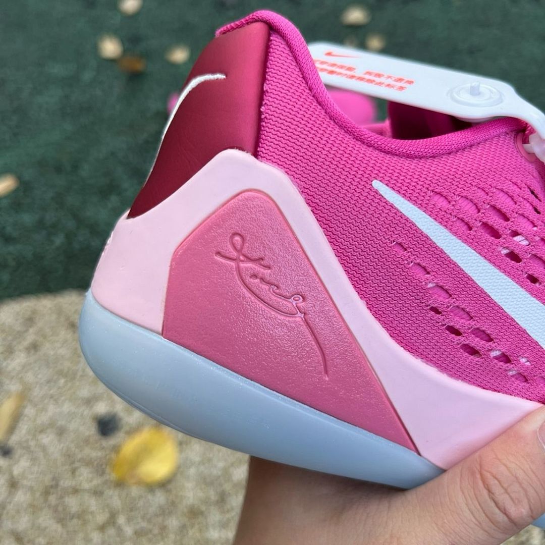 Nike Kobe 9 EM Low Kay Yow Pink Fire Basketball Shoes Sneakers 646701-660