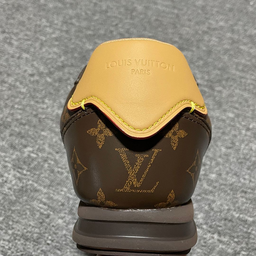 Louis Vuitton LV Trainer Monogram Canvas Sneaker Brown with Embossed LV Logo