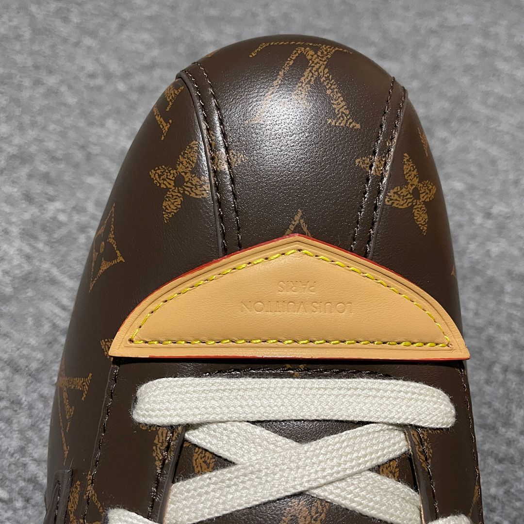 Louis Vuitton LV Trainer Monogram Canvas Sneaker Brown with Embossed LV Logo