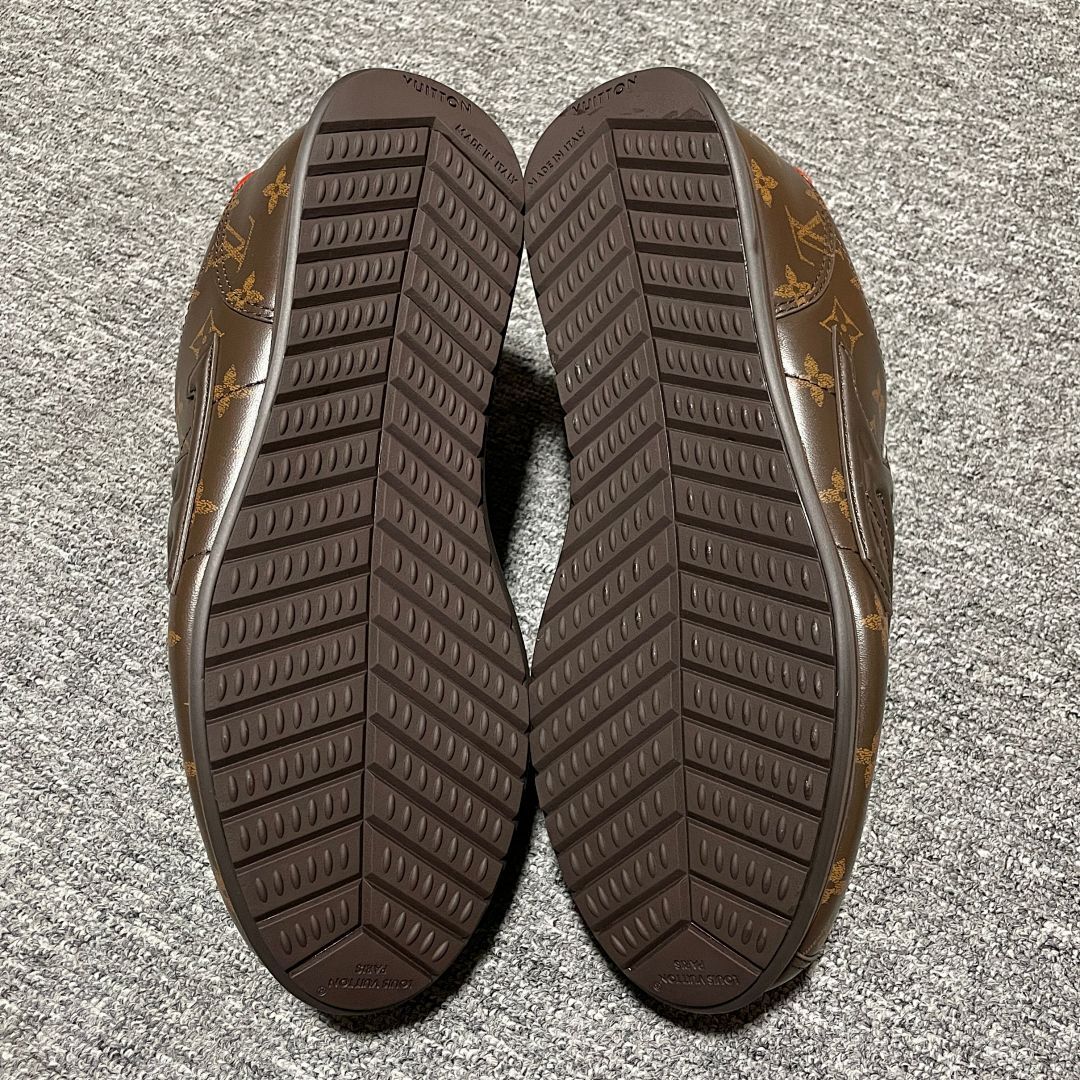 Louis Vuitton LV Trainer Monogram Canvas Sneaker Brown with Embossed LV Logo