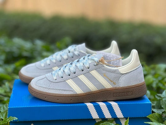 Adidas Handball Spezial Sky Blue Cream White Gum Suede Sneakers
