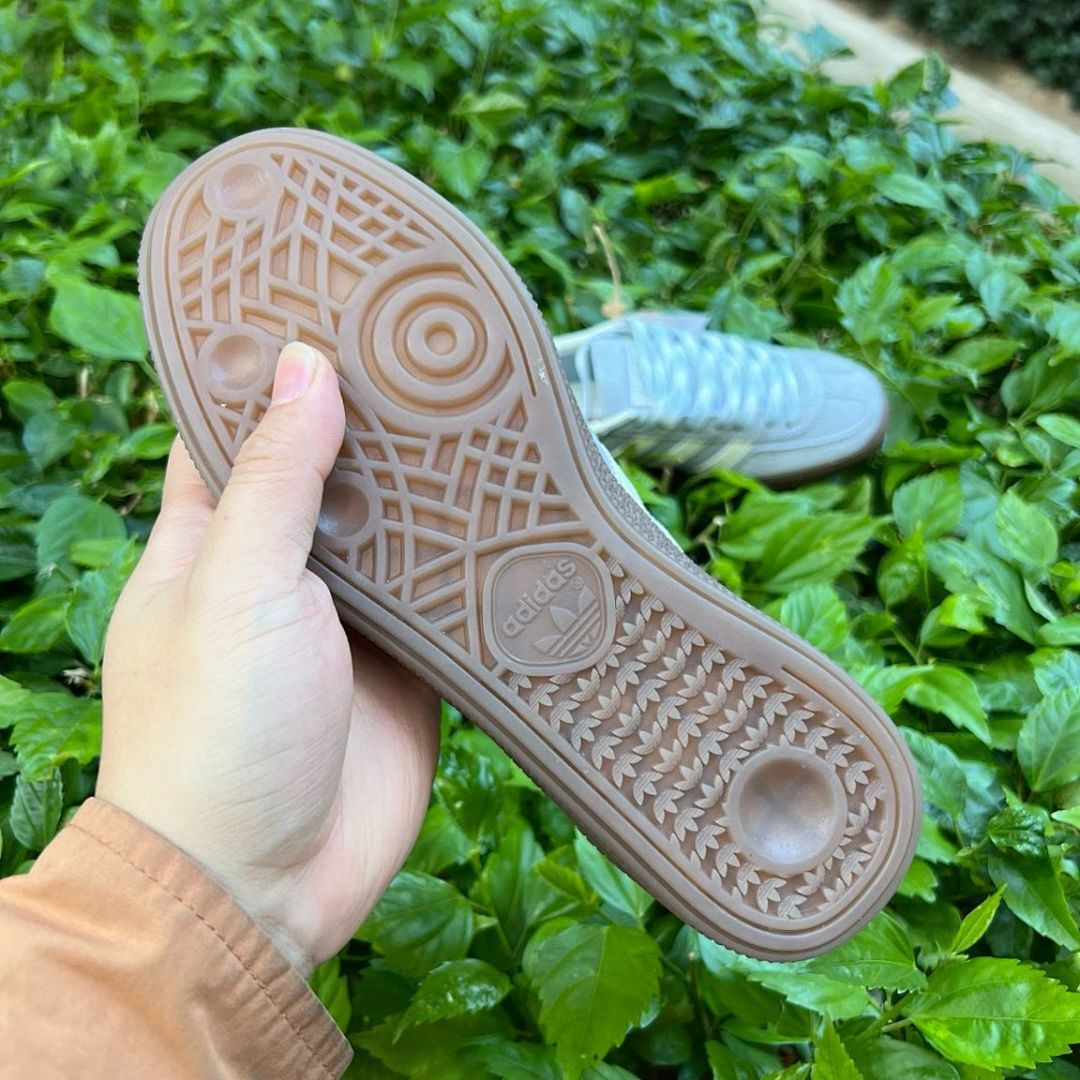 Adidas Handball Spezial Sky Blue Cream White Gum Suede Sneakers