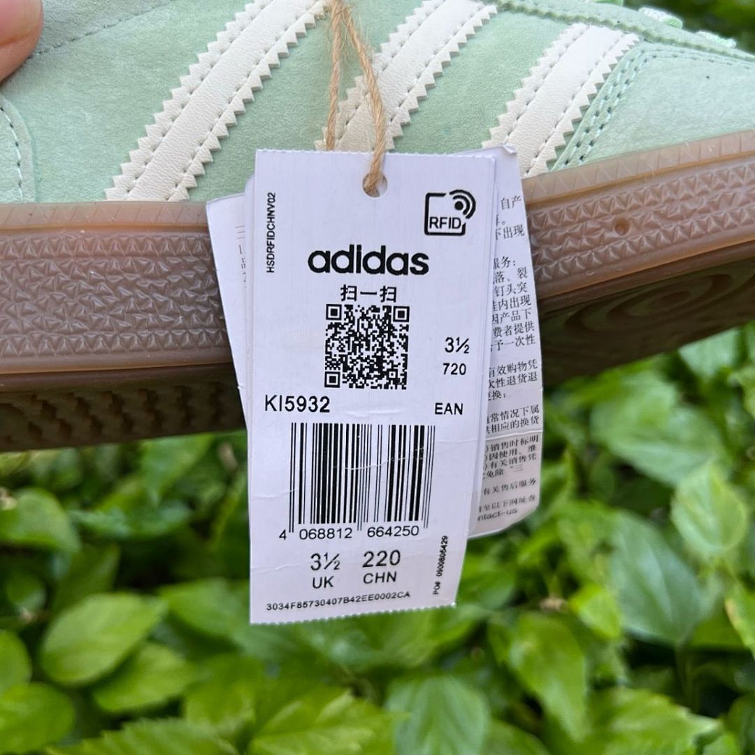 Adidas Originals Spezial KI5932 Light Green Mint Cream Gum Sole Sneakers