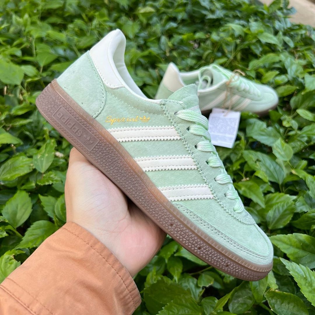 Adidas Originals Spezial KI5932 Light Green Mint Cream Gum Sole Sneakers