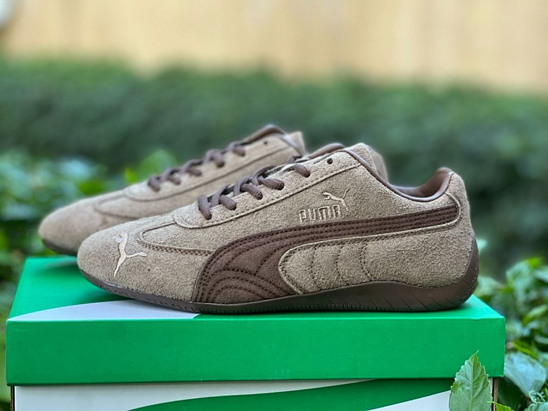 Puma Speedcat LS Suede Khaki Tan Brown Men's Lifestyle Driving Shoes Sneakers