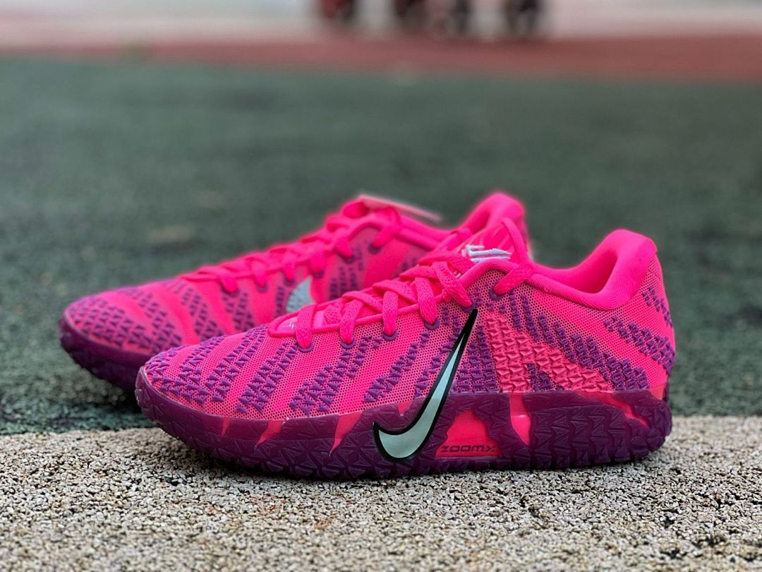 Nike ZoomX Multi-Surface Performance Training Shoes - Fuchsia Blast / Luminous Green / Purple