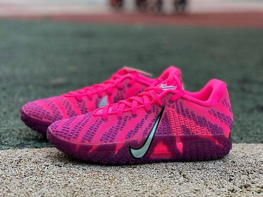 Nike ZoomX Multi-Surface Performance Training Shoes - Fuchsia Blast / Luminous Green / Purple