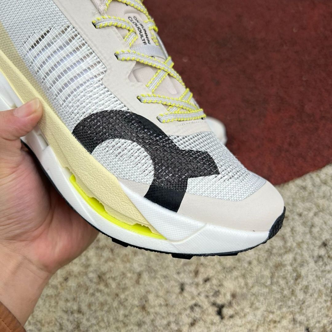 On Running Cloudboom Echo 3 Performance Carbon Plate Running Shoes Undyed White Neon Yellow