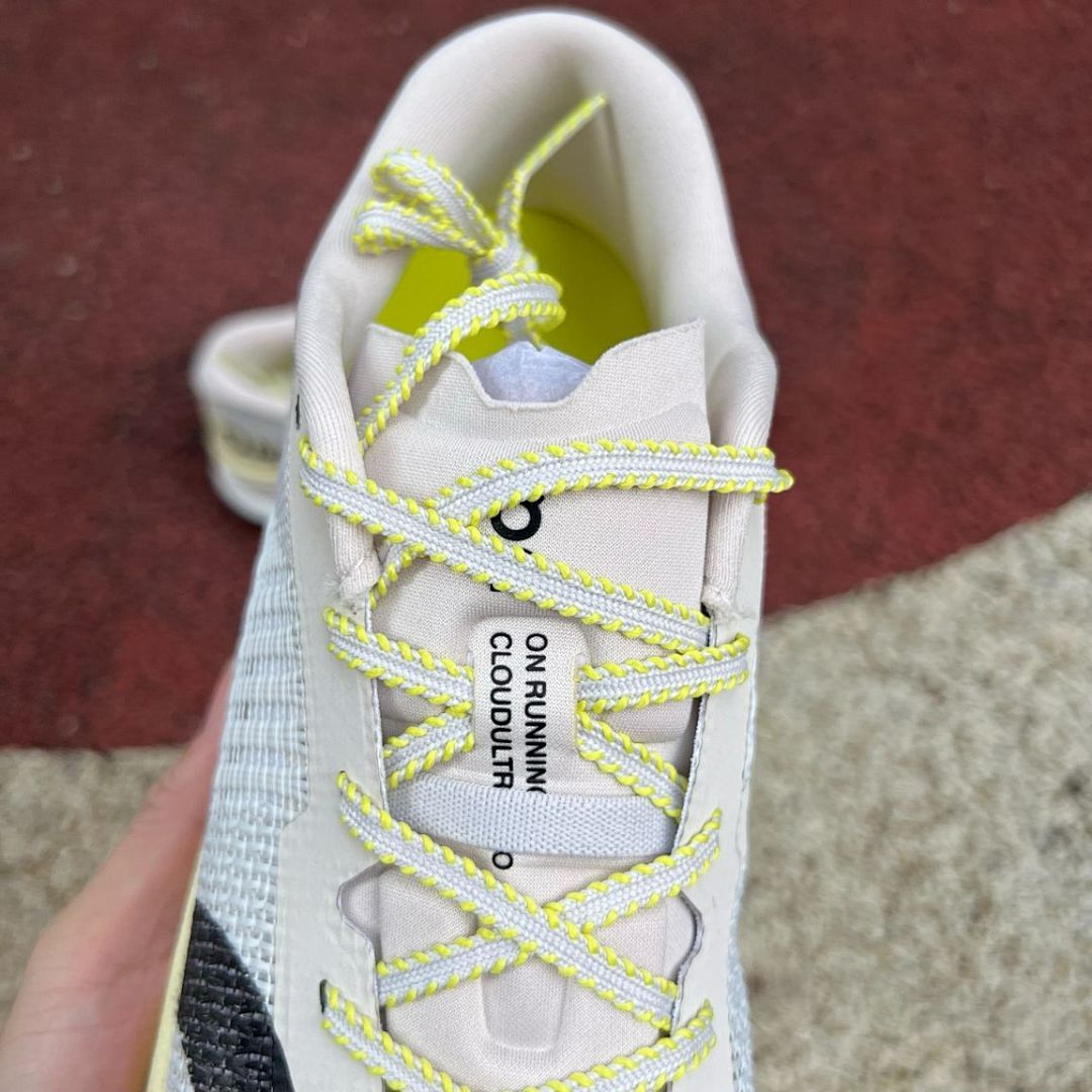 On Running Cloudboom Echo 3 Performance Carbon Plate Running Shoes Undyed White Neon Yellow