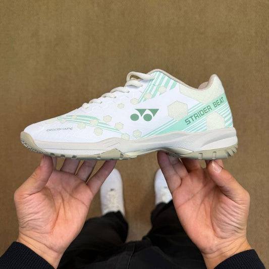 Yonex Strider Beat Badminton Shoes White Mint Green