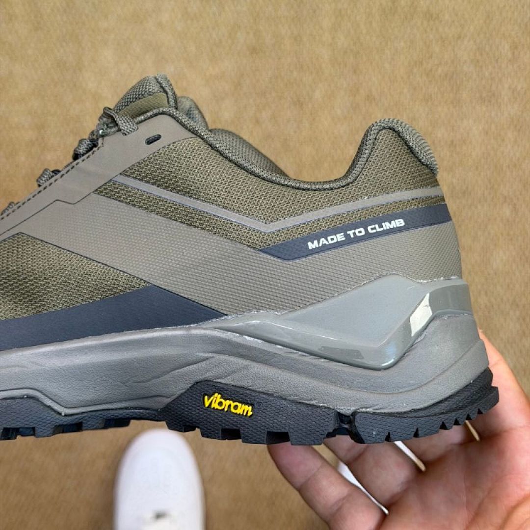 Made To Climb Men's Vibram Hiking Trekking Approach Shoes Olive Green Khaki Grey Outdoor Trail Footwear