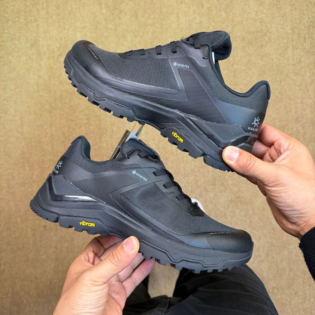 Kailas Fuga EX 2.0 Gore-Tex Vibram Trail Running Hiking Waterproof Shoes Black