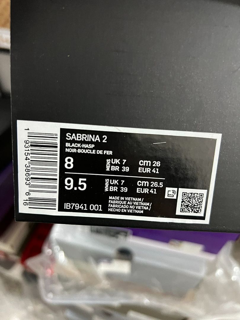Nike Sabrina 1 Black White Mint Foam Basketball Shoes FQ3389-001