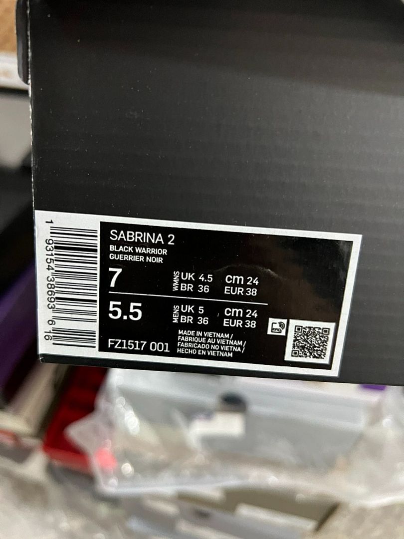 Nike Sabrina 1 Black Dark Grey Basketball Shoes - Sabrina Ionescu Signature Sneaker DX6785-002