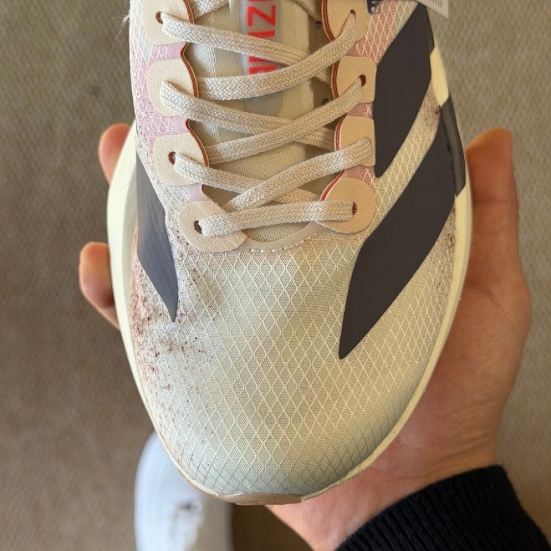 Adidas Adizero Adios Pro 4 Running Shoes White Preloved Lilac Preloved Red GW7896