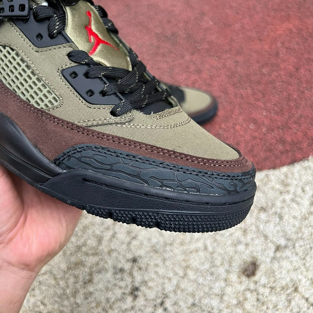 Nike Air Jordan Stay Loyal 3 FQ1750-200 Neutral Olive Black Brown Men's Lifestyle Sneakers Hybrid Elephant Print Shoes
