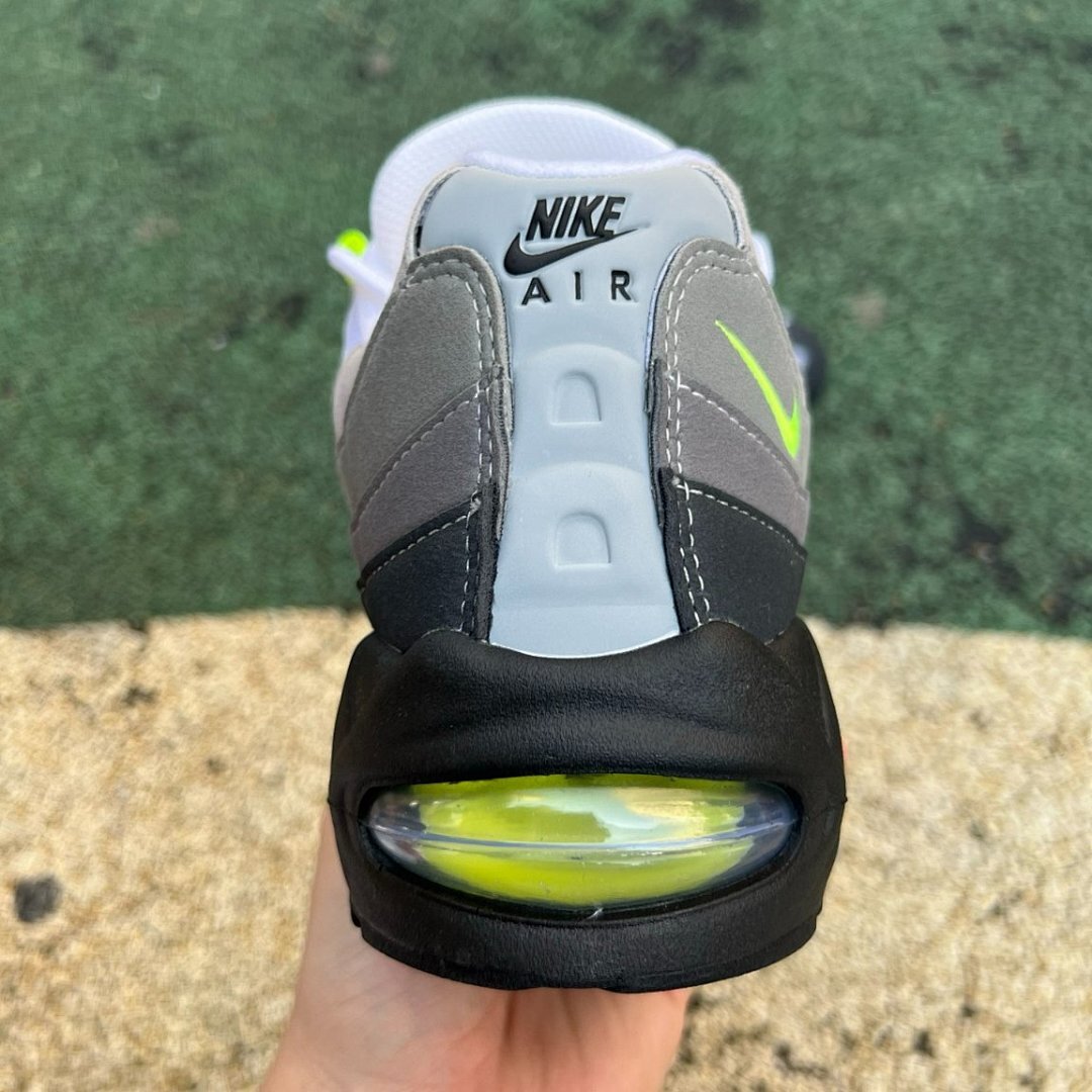 Nike Air Max 95 OG Neon Volt Grey Black CT1689-001 Men's Sneakers