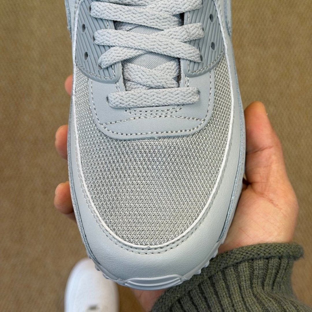 Nike Air Max 90 Pure Platinum Light Grey White Trainers Sneakers - DJ6205-100