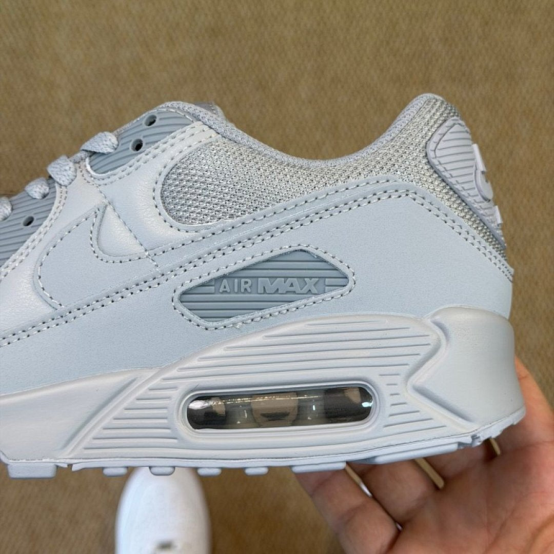 Nike Air Max 90 Pure Platinum Light Grey White Trainers Sneakers - DJ6205-100