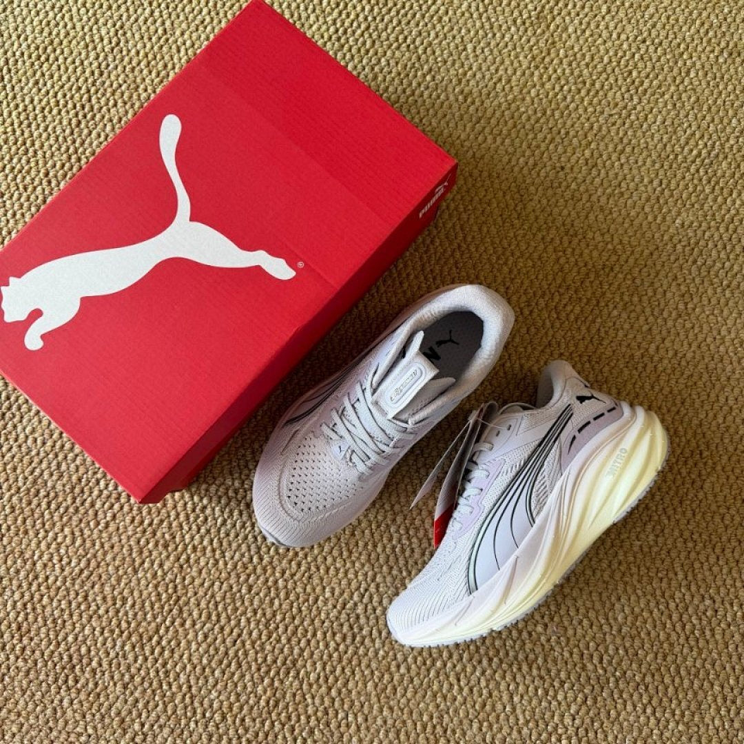 Puma Deviate Nitro 3 Women's Running Shoes Lavender Fog / Puma Black / Frosted Ivory (Product Code: 379471-01)