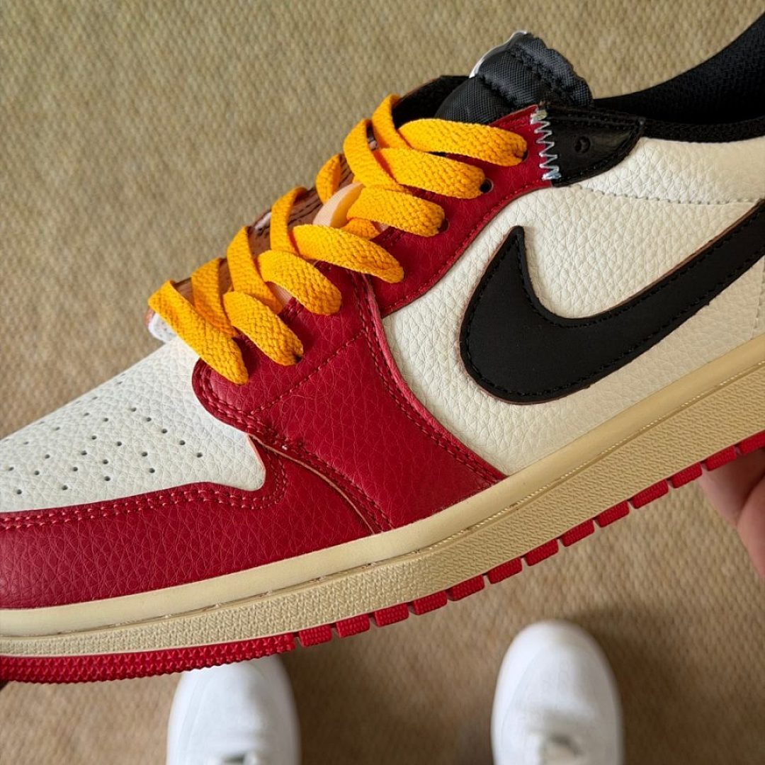 Nike Air Jordan 1 Low OG Union LA Neutral Grey Varsity Red Chicago Sneakers DZ4844-100