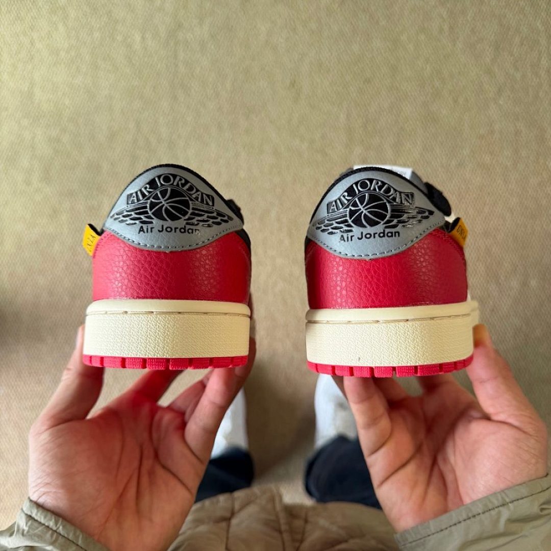 Nike Air Jordan 1 Low OG Union LA Neutral Grey Varsity Red Chicago Sneakers DZ4844-100