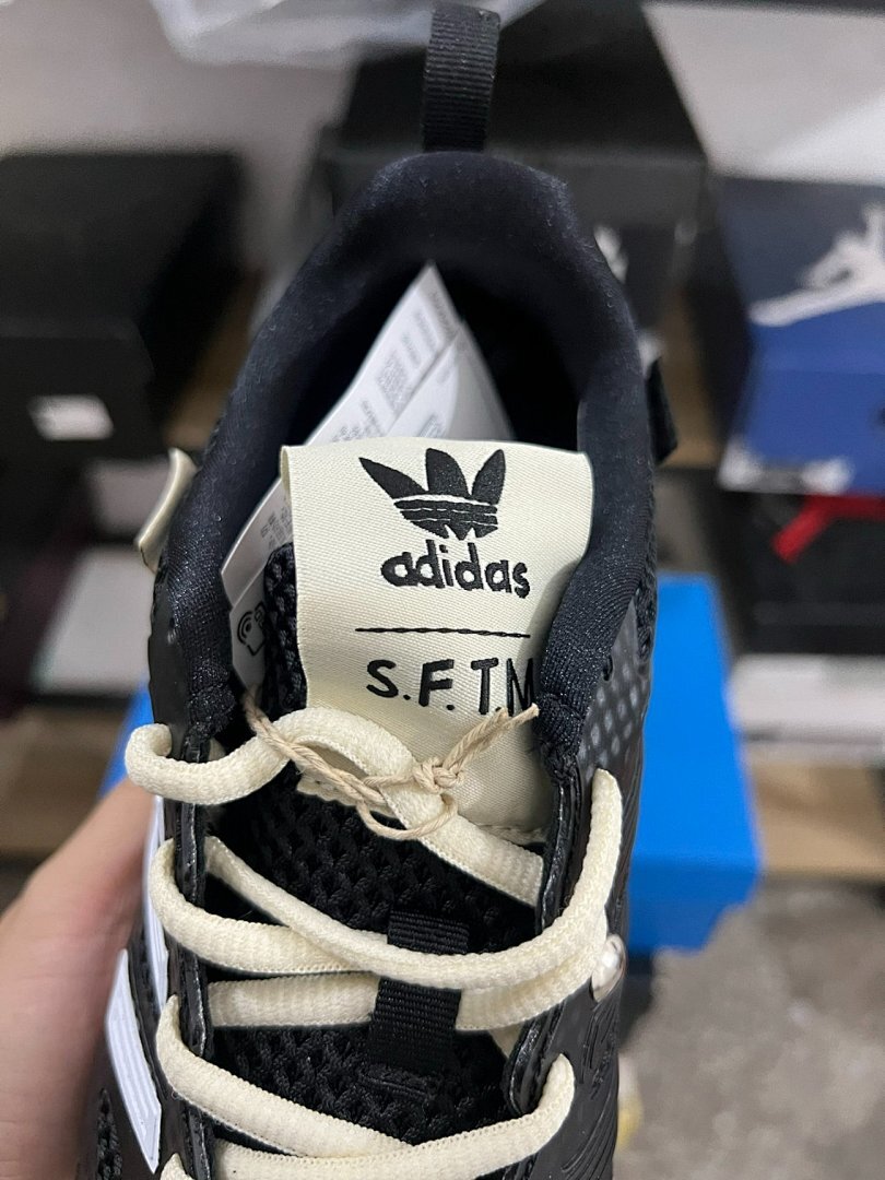 Adidas x SFTM Adizero Adios Pro 3 Black Cream SFTM-006 Running Shoes Sneakers
