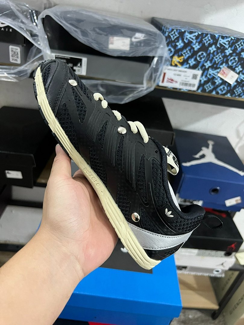 Adidas x SFTM Adizero Adios Pro 3 Black Cream SFTM-006 Running Shoes Sneakers