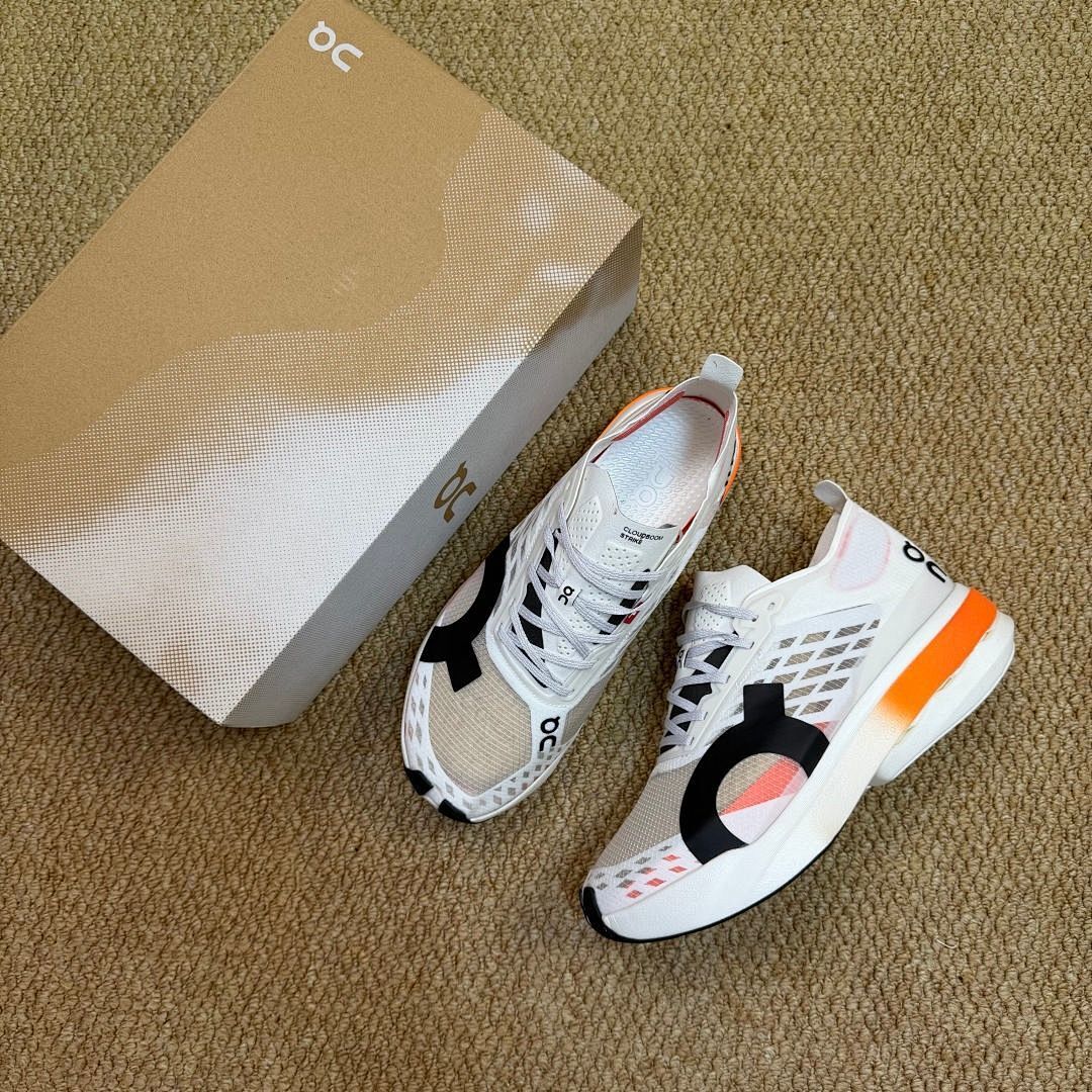 On Cloudboom Echo 3 Performance Running Shoes White Black Flame