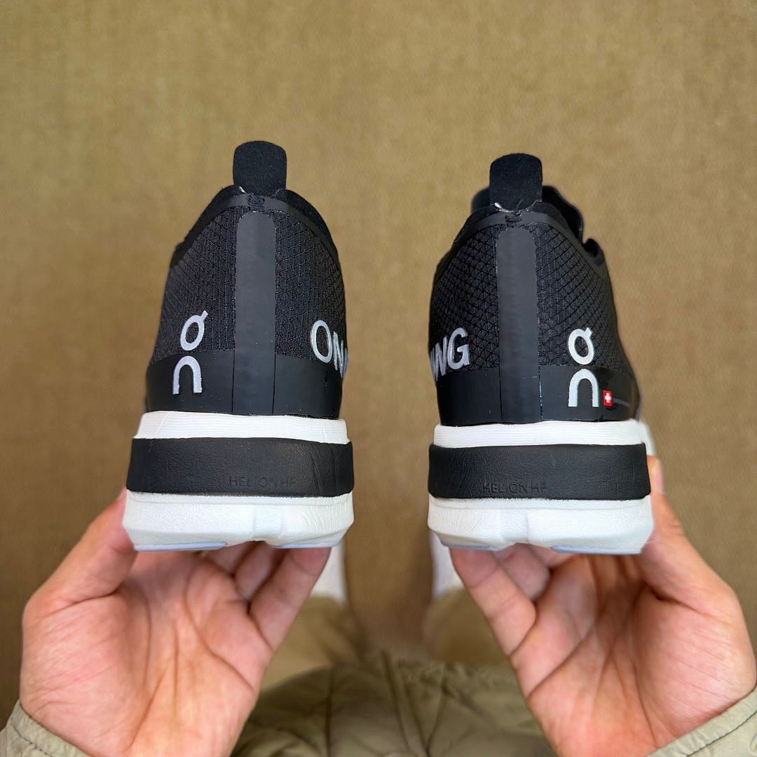 On Running Cloudgo Black Silver White Running Shoes