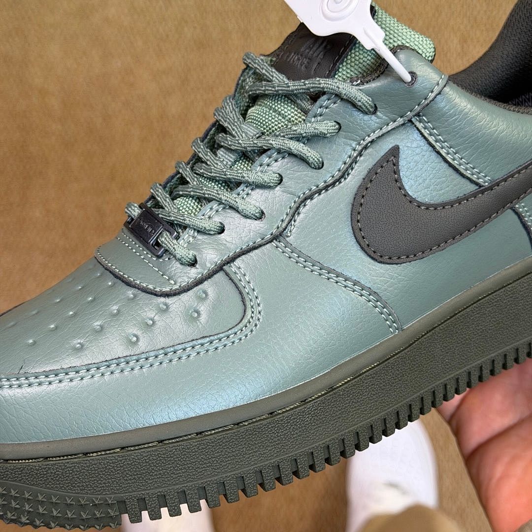 Nike Air Force 1 Low Platform Vibram 'Dusty Green Obsidian'