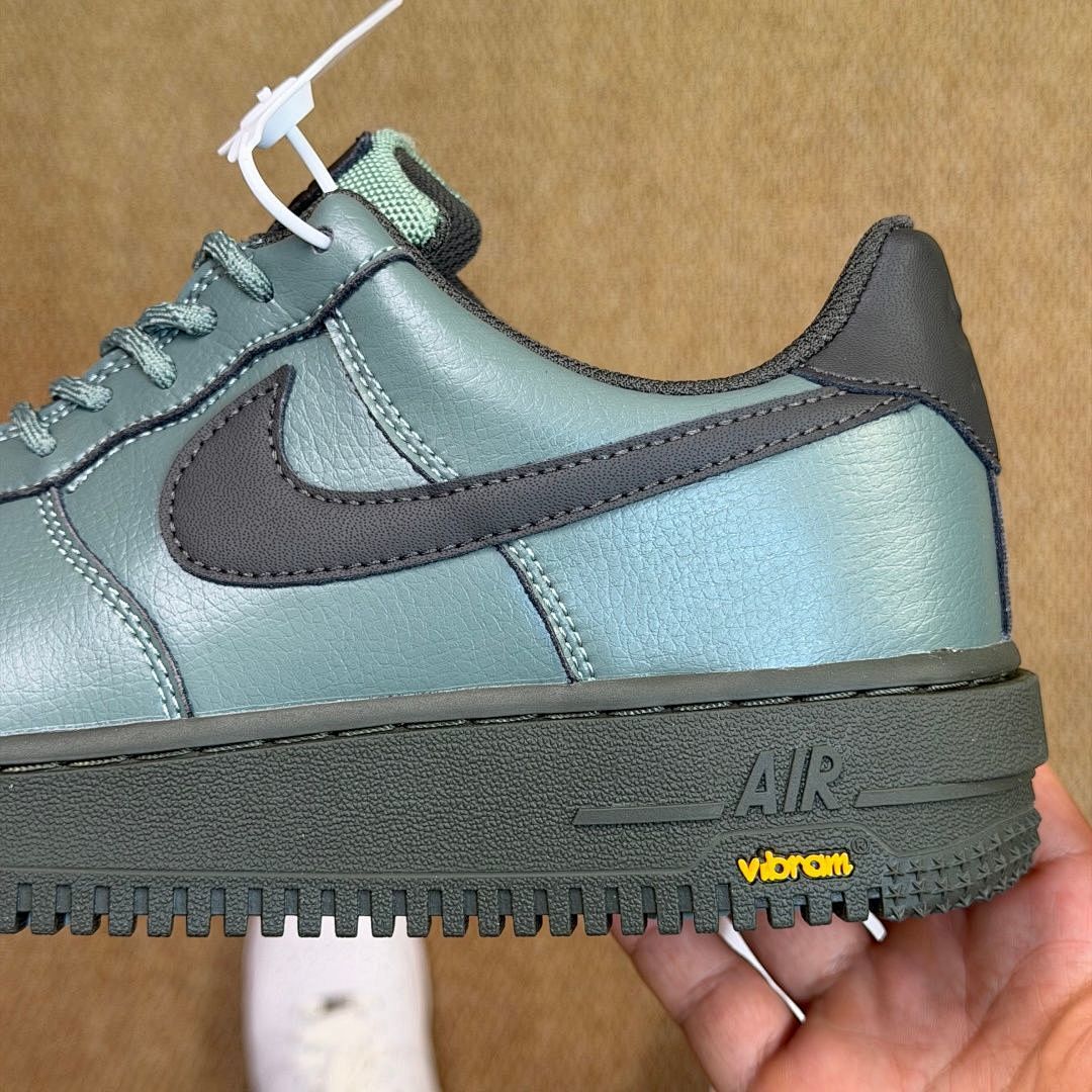 Nike Air Force 1 Low Platform Vibram 'Dusty Green Obsidian'